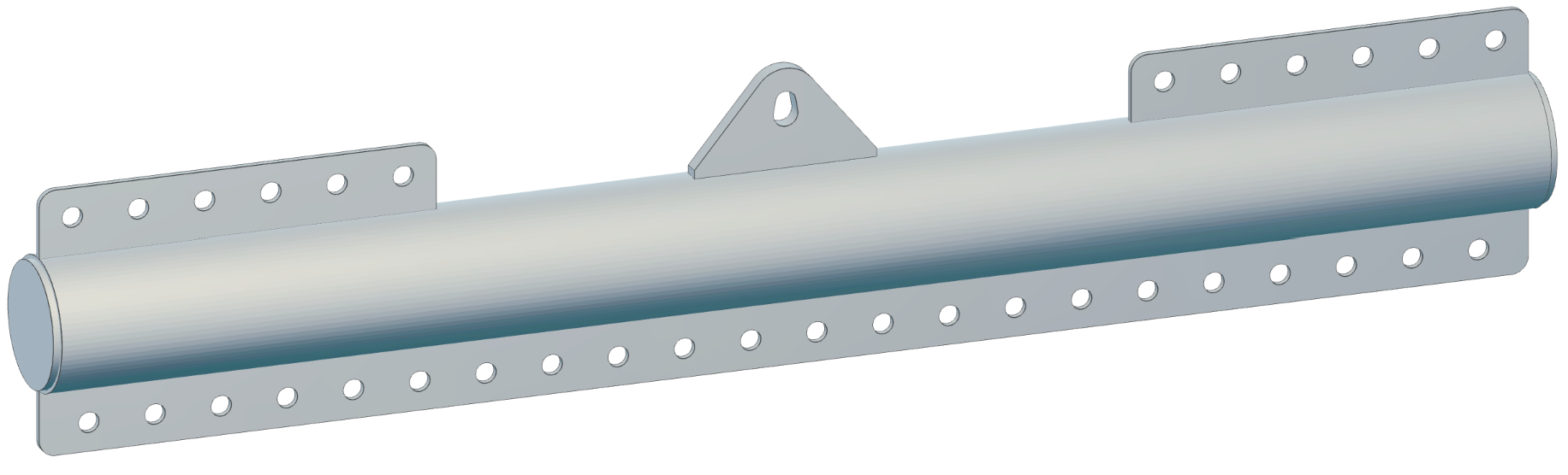 custom multi hole spreader with lugs and plate