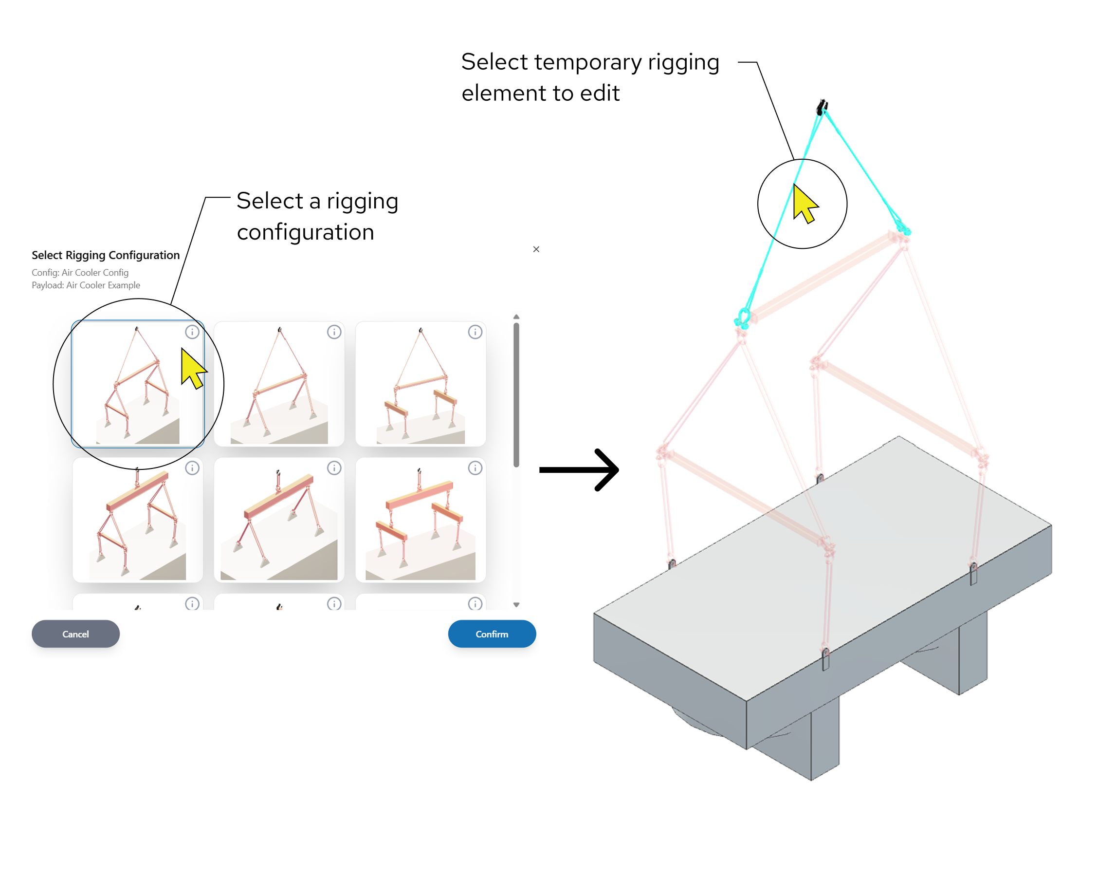 rigging configuration workflow step 1